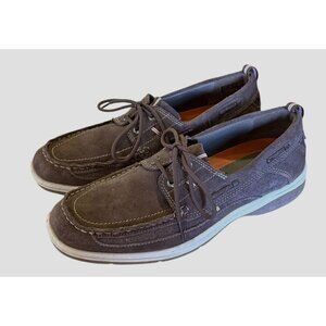 UnStructured Clark's Men's Brown Boat Shoes Leather Lace Up Casual Size 11.5